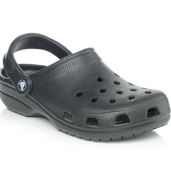 🎉SALE🎉 Crocs Classic Clog Unisex Men-Women Black - Picture 1 of 7